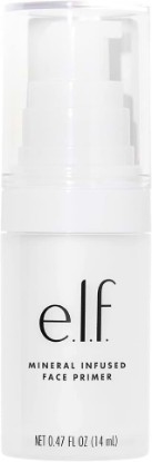 Picture of e.l.f. Mineral Infused Face Primer, Primer For A Smooth Foundation Base, Fills In Fine Lines & Refines Complexion, Vegan & Cruelty-free, Small