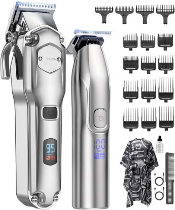 Picture of Jack & Rose Clippers and Trimmers Set, Cordless Hair Clippers for Men, Barber Clippers Set Global Recycled Standard