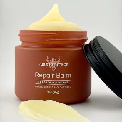 Picture of Repair Tallow Balm with Frankincense & Cedarwood – Moisturizer Skin Balm for Dry, Sensitive Skin, Eczema, Rosacea & Babies - Nourishing Hand, Face & Body Moisturizer - Natural Ingredients (2oz)