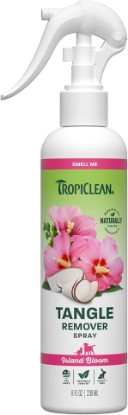 Picture of TropiClean Dog Detangler Spray Dematting, Leave in Conditioner, 8oz