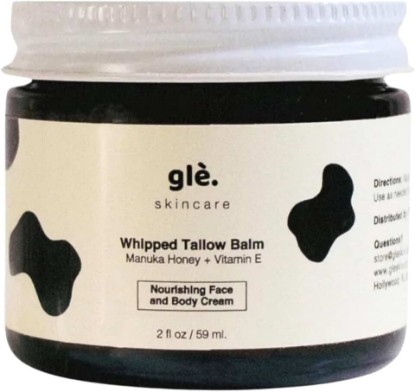 Picture of Gle Skincare Beef Tallow Face & Body Moisturizer with Manuka Honey – 100% Natural Hydrating Cream for Dry, Sensitive & Mature Skin – Grass-Fed Tallow Balm for Deep Nourishment & Skin Repair