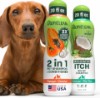 Picture of TropiClean Dog Shampoo and Conditioner & Medicated Shampoo Bundle, 2 Pack