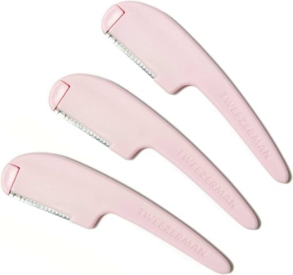 Picture of Tweezerman Prep & Plane Facial Razors, Hair Removal & Exfoliation, 3 Count