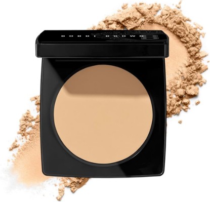 Picture of Bobbi Brown Sheer Finish Pressed Powder | Oil-Absorbing, Mattifying Setting Powder for All-Day Shine Control | Includes Puff, 0.32 Ounce