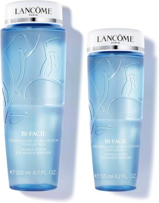Picture of Lancôme Bi-Facil Double Action Eye Makeup Remover Duo - Effortlessly Removes Waterproof Makeup - 2-Pack of 6.7 Fl Oz & 4.2 Fl Oz