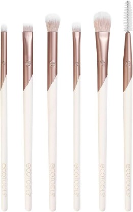 Picture of EcoTools Luxe Exquisite Eye Makeup Brush Kit, 6-Piece Eye Brush Set | Define eyes with ease using an eye makeup brush set, eyeliner brush, spoolie and recycled handles