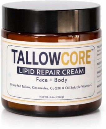 Picture of Lipid Repair Cream – Waterless Grass-Fed Tallow Moisturizer with Ceramide NP, CoQ10 & Oil-Soluble Vitamin C – Skin Barrier Repair Face Cream – 3.6 oz