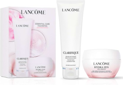 Picture of Lancôme Clarifique & Hydra Zen Skin Care Limited Edition Gift Set | Includes Clarifique Gentle Pore Refining Cleansing Foam 4.2 Fl Oz & Hydra Zen Gel Cream 1 Fl Oz - Hydrating, All Skin Types