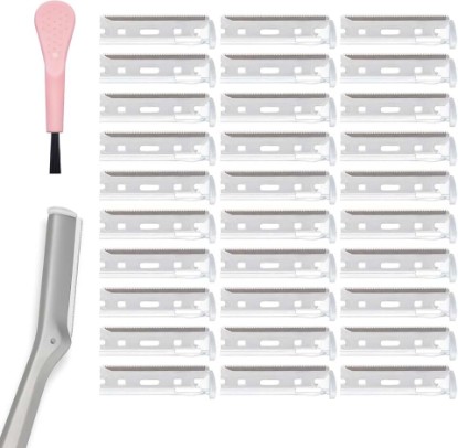 Picture of Compatible with Tweezerman facial razor refills, (Pack of 30).