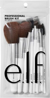 Picture of e.l.f. Professional Set of 12 Makeup Brushes, Pro-Worthy Makeup Brushes For A Flawless Full-Face Application, Vegan & Cruelty-Free