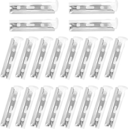 Picture of 20 Pack Replacement Blades Compatible with Tweezerman Facial Razor,Stainless Steel Face Razor Refills for Women, Peach Fuzz Remover & Exfoliating Razor Blades for Smooth, Radiant Skin