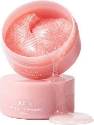 Picture of Abib PDRN Retinal Eye Patches for Rejuvenating & Puffy Eyes with Glow Jelly, Niacinamide, 60 Count, Korean Skin Care