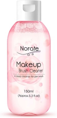 Picture of Norate Makeup Brush Cleaner, Make Up Brush Cleansers Solution, Makeup Cleaner for Makeup Brushes, Beauty Sponge, Powder Puff, Deep Clean Brush Shampoo, Gentle Formula Cruelty Free 5.3 FL.OZ