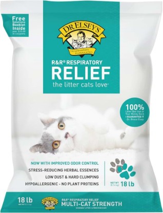 Picture of Dr. Elsey's R&R Stress-Reducing Clumping Clay Cat Litter 18 lb. Bag
