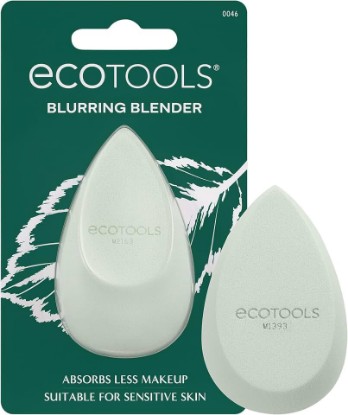 Picture of EcoTools Blurring Blender Makeup Sponge, Makeup Blender Sponge | Natural makeup finish, beauty sponge for liquid and cream makeup, 2-sided foundation sponge, memory foam, latex free