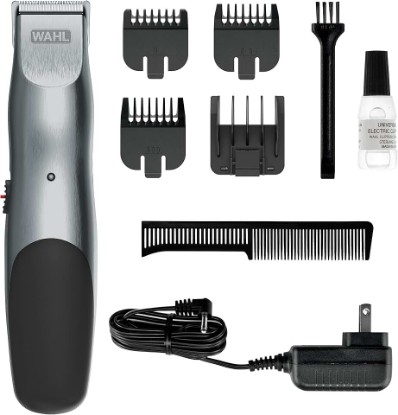 Picture of Wahl Groomsman Corded/Cordless Rechargeable Beard Trimmer for Men | Rechargeable Facial Grooming Kit For Daily Beard & Mustache Trimming For Men - Use Plugged In Or Cordless – Model 9918-6171V