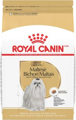 Picture of ROYAL CANIN Maltese Adult Dry Dog Food, 2.5 lb Bag | Coat Health with Omega Fatty Acids, Highly Digestible Proteins for Adult Malteses, Specialized Kibble for Easy Pickup