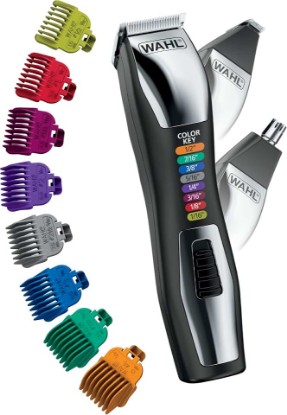 Picture of Wahl Color Pro All in One Cordless Eyebrow, Nose & Beard Trimmer for Men | Colorful Guards Trim Facial Hair, The Detail Trimmer Shapes Eyebrows & The Nose Trimmer Cleans Up Nose Hair – Model 3025945