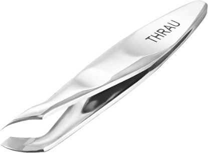 Picture of THRAU Mini Cuticle Trimmer for Manicure and Pedicure | Stainless Steel Cuticle Nipper, Precise Pointed Tip Cuticle Clipper for Trim Nail and Dry Skin