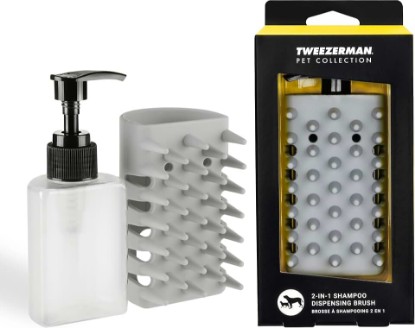 Picture of Tweezerman Cat & Dog Bath Brush - Dispensing Conditioner or Shampoo Brush