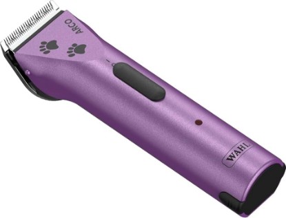 Picture of Wahl Professional Animal Arco Cordless Clipper Kit, 8786-1001, Purple | Professional-Grade Pet Clippers for Grooming, 5-in-1 Fine Adjustable Blade, Perfect for Cats and Small to Medium-Sized Dogs