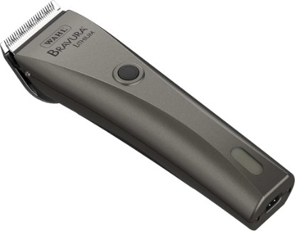 Picture of Wahl Professional Animal Bravura Lithium Ion Clipper, 41870-0425, Gunmetal | Professional-Grade Pet Clippers for Grooming, 5-in-1 Fine Adjustable Blade, Perfect for Cats and Small to Medium-Sized Dogs