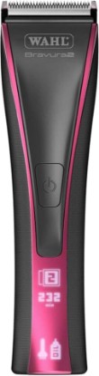 Picture of Wahl Pro Animal Bravura 2 Cordless Pet Clipper, Brilliant Rose | Rechargeable 2-Speed Cordless Clipper, 5-in-1 Diamond Pro Blade with DLC Coating, Textured Grip for Comfort