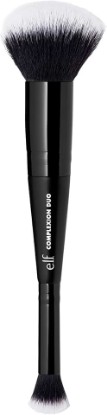 Picture of e.l.f. Complexion Duo Brush, Makeup Brush For Applying Foundation & Concealer, Creates An Airbrushed Finish, Made With Vegan, Cruelty-Free Bristles