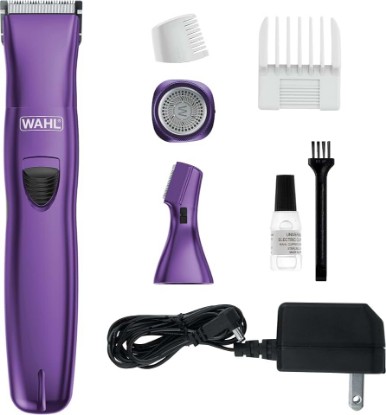 Picture of Wahl Pure Confidence Rechargeable Electric Trimmer, Shaver & Detailer | For Smooth Shaving & Trimming Of The Face, Underarm, Eyebrows, & Bikini Areas With One Women'S Grooming Kit – Model 9865-100