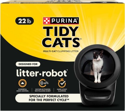Picture of Purina Tidy Cats Cat Litter for Litter-Robot Clumping Cat Litter Odor Control Formula