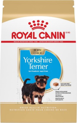 Picture of ROYAL CANIN Yorkshire Terrier Puppy Dry Dog Food, 2.5 lb Bag | Antioxidants & Vitamin E for Immune System, Skin & Coat Support, For Yorkshire Terrier Puppies, Specialized Small Kibble
