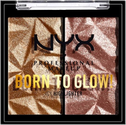 Picture of NYX PROFESSIONAL MAKEUP Born To Glow Icy Highlighter Duo - Bout The Bronze