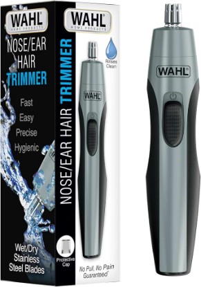 Picture of Wahl Clipper Battery Operated Precision Ear & Nose Hair Trimmer for Men | Travel-Ready Aa Battery Ear And Nose Hair Trimmer With Rinseable Blade For Easy Cleaning – Model 3026462