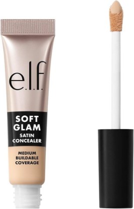 Picture of e.l.f. Soft Glam Satin Concealer, Medium Coverage, 13 Fair Neutral | Hydrating Hyaluronic Acid & 1% Hibiscus Complex, Crease-Resistant, Lightweight Formula, Vegan & Cruelty-Free