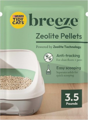 Picture of Purina Tidy Cats Litter Pellets, Breeze Refill Litter Pellets in Recyclable Box - (6) 3.5 lb. Bags