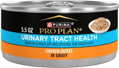 Picture of Purina Pro Plan Urinary Tract Wet Cat Food, Chicken in Gravy, (24) 5.5 oz | Urinary Tract Health Chicken Entree in Gravy, made with real chicken, high protein cat food, highly digestible