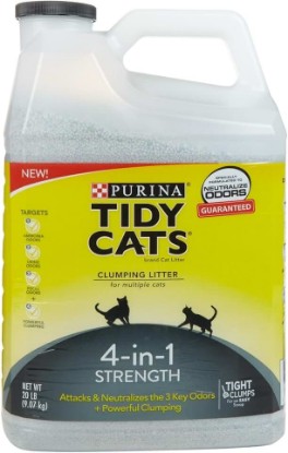 Picture of Purina Tidy Cats 4-in-1 Strength Clumping Cat Litter - 20 lb. Jug