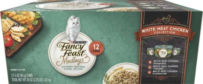 Picture of Purina Fancy Feast Wet Cat Food Variety Pack, Medleys White Meat Chicken in Sauce Collection - (Pack of 12) 3 oz. Cans