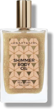 Picture of Anastasia Beverly Hills Shimmer Body Oil Luminous Coconut Scented Glow | Ultra-Radiant Body Glow, Silky Non-Greasy Texture, Coconut-Vanilla Escape, Multidimensional Sparkle, Clean & Luxe Artistry.