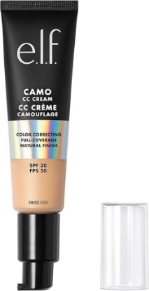 Picture of e.l.f. Camo CC Cream, Color Correcting Medium-To-Full Coverage Foundation with SPF 30, Light 240 W, 1.05 Oz (30g)
