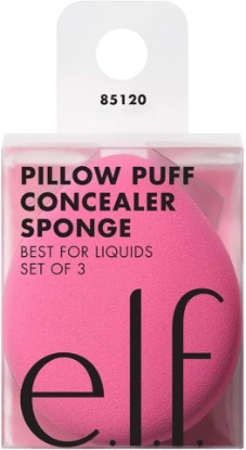 Picture of e.l.f. Pillow Puff Concealer Sponge, Beauty Blender For Streak-Free, Even, Makeup Application With Airbrushed Finish, Latex-Free, Vegan & Cruelty-Free