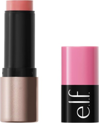 Picture of e.l.f. Soft Glam Cream Blush Stick, Buildable Natural Flush, Pink On It | Creamy Blendable Texture, Soft Satin Finish, Lightweight Buildable Color, Easy On-the-Go Application, Vegan & Cruelty-Free