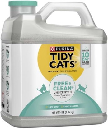Picture of Tidy Cat Clumping Unscented Cat Litter, 224 Ounce