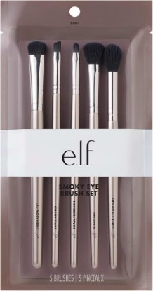 Picture of e.l.f. Smoky Eye Brush Kit, 5-Piece Makeup Brush Kit For Creating A Smoky Eye Look, Apply & Blend Eyeshadow, Vegan & Cruelty-Free
