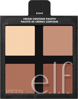 Picture of e.l.f. Cream Contour Palette, 4 Shades, Easy to Apply, Blendable, Buildable, Highlights, Contours, Sculpts, Sharpens, Bronzes, Compact, All-Day Wear, Travel-Friendly, 0.43 Oz