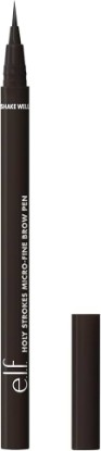 Picture of e.l.f. Holy Strokes Micro-Fine Brow Pen, Liquid Waterproof Eyebrow Makeup For Detailing & Adding Dimension, Vegan & Cruelty-Free, Espresso