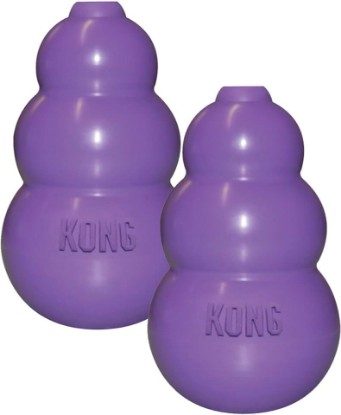 Picture of KONG Kitty Classic Cat Toys – 2 Pack – Fillable Treat-Dispensing Toy for Cats – Bounces & Rolls for Interactive Play – Encourages Healthy Exercise & Mental Stimulation