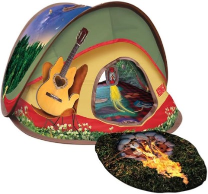 Picture of KONG PlaySpaces Glamping Tent Cat Hideaway, Collapsible House