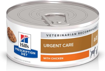 Picture of HILL'S PRESCRIPTION DIET a/d Urgent Care Wet Dog & Cat Food | #1 Veterinarian Recommended, Chicken Recipe, 5.5 oz. Cans, 24-Pack