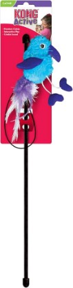 Picture of KONG Cat Teaser Wand Toy - Encourages Pouncing & Batting (Feather)
